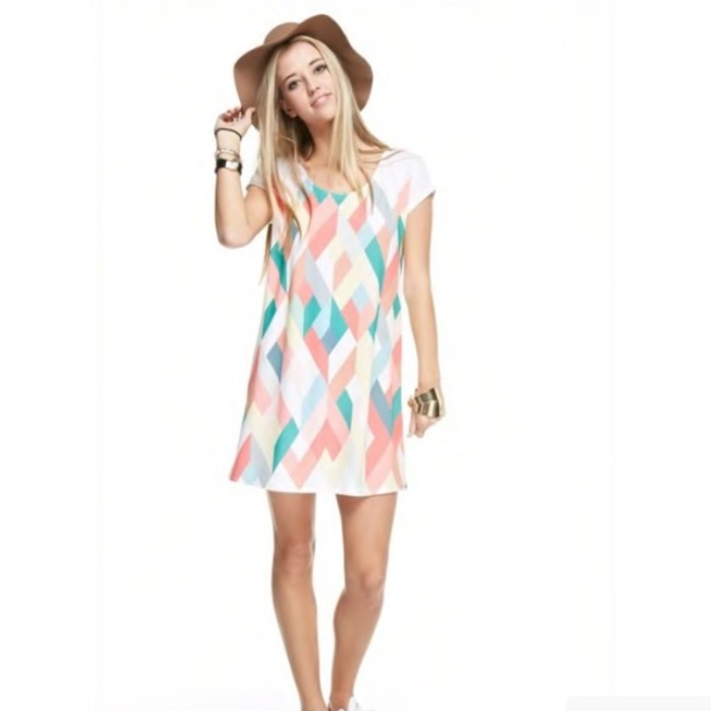 Kaleidoscope tunic dress